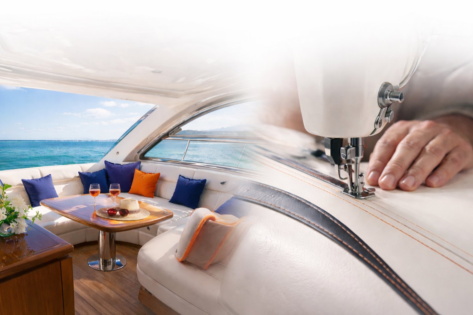 Sahara Boats Upholstery — yacht interior and craftsmanship