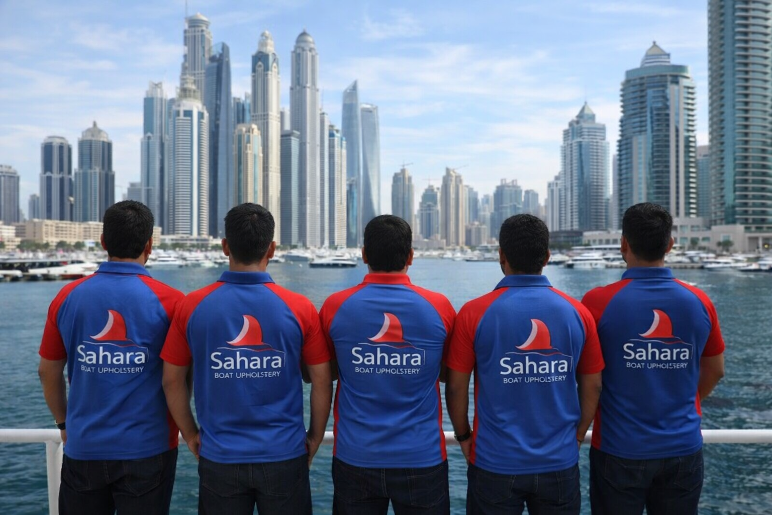 Sahara Boats Upholstery Team